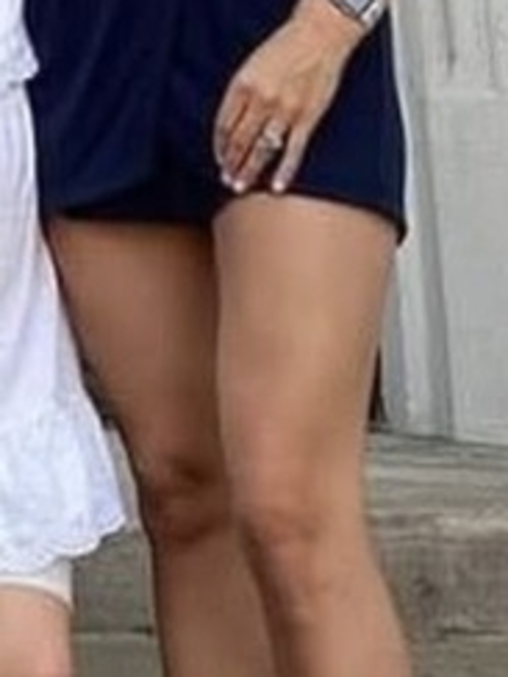 BCBGeneration Navy Athletic Shorts